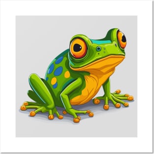 Frog Portrait Posters and Art